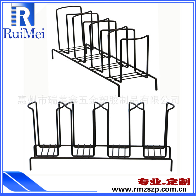 定制铁线金属收纳架水杯沥水架书报书刊杂志展示架壁纸收纳整理架