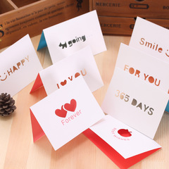 Large Hole Card Christmas Festival Universal Greeting After-sales Card Activity Gift Creative Card Wholesale