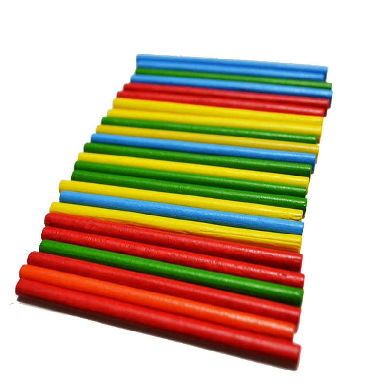 En Caja 100 palos contando juguetes educativos de ciencia y educación Estudiantes Grado uno y dos palos de conteo de matemáticas palos pequeños juguetes de enseñanza