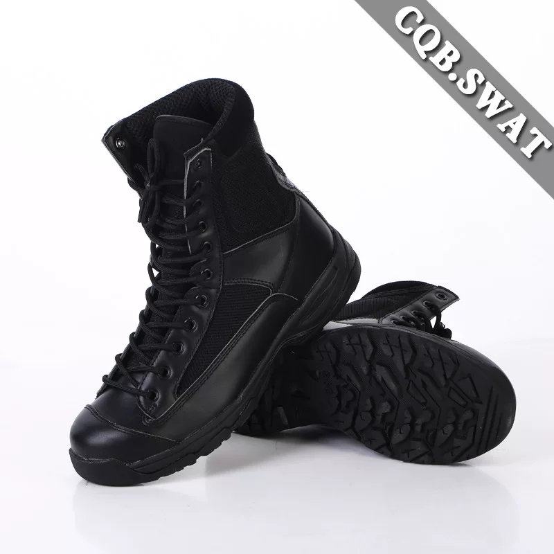 Cqb, shock-absorbing high tactics breathable boots