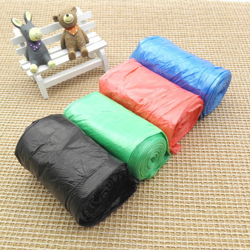 D1643 gran bolsa de basura grande nuevo material engrosada bolsa de plástico de color Yiwu 2 yuanes tienda de dos yuanes