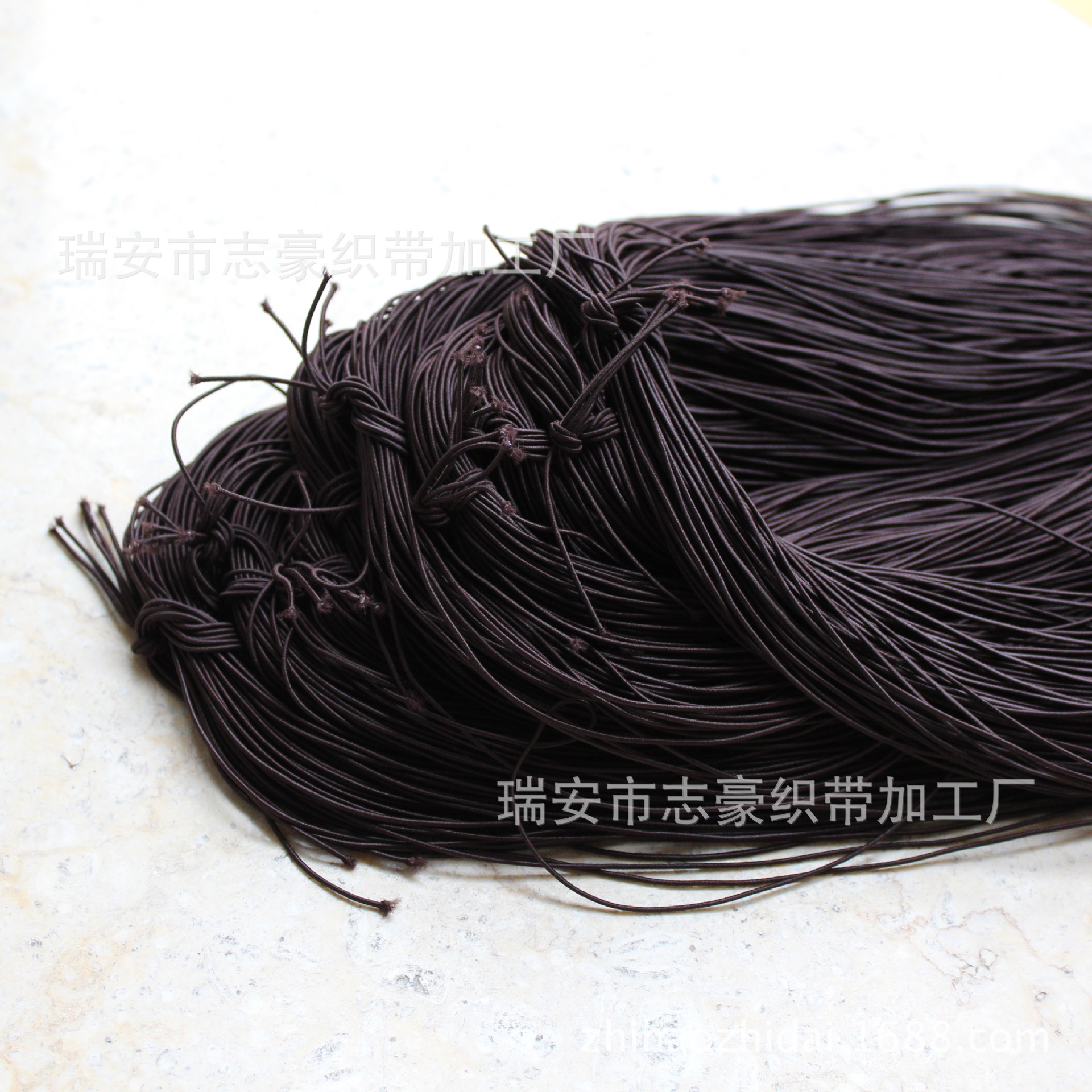 1.5MM 深咖 包芯线  弹力绳 儿童手串松紧 穿佛珠手绳 织带 手链
