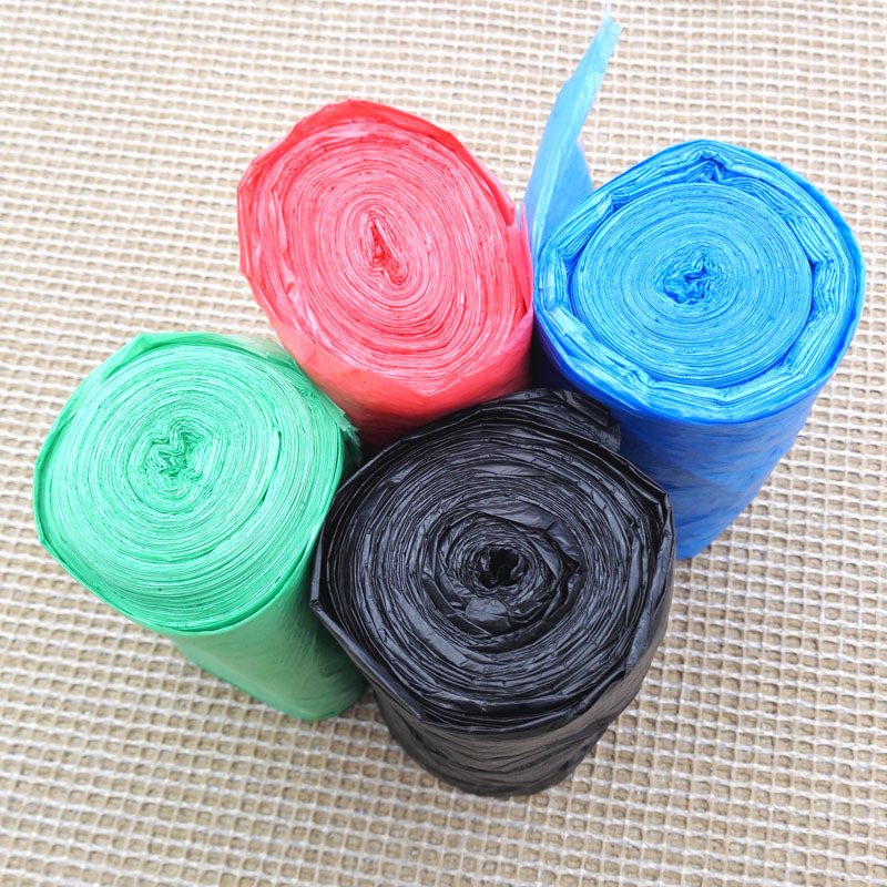 D1643 gran bolsa de basura grande nuevo material engrosada bolsa de plástico de color Yiwu 2 yuanes tienda de dos yuanes