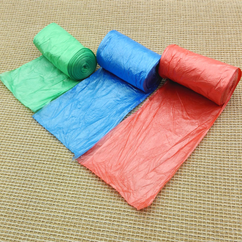 D1643 gran bolsa de basura grande nuevo material engrosada bolsa de plástico de color Yiwu 2 yuanes tienda de dos yuanes