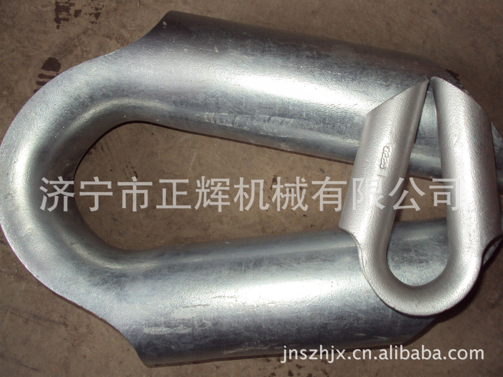 济宁正辉生产厂家直供优质G255电镀锌大规格管式套环钢丝绳