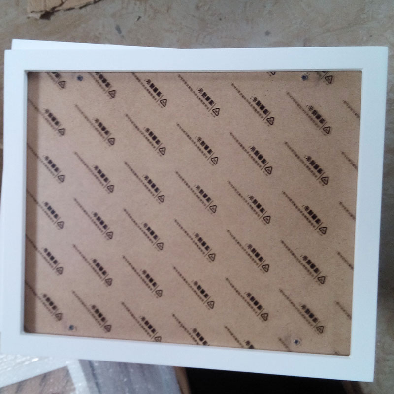 Factory wholesale thickened solid wood photo frame can be used for any size bubble bag packaging children's wedding dress studio supplies