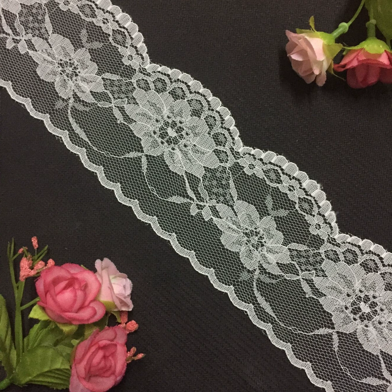 Фабрика в наличии эластичное кружево 730 эластичное кружево 6,5 см юбка DIY кружевные аксессуары оптом