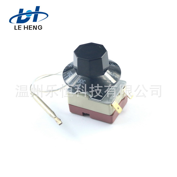 0到40度对流电暖气象牙白旋钮式开关温控器WHD-40E