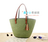 Brand fashionable straw beach pendant with tassels, shoulder bag, simple and elegant design