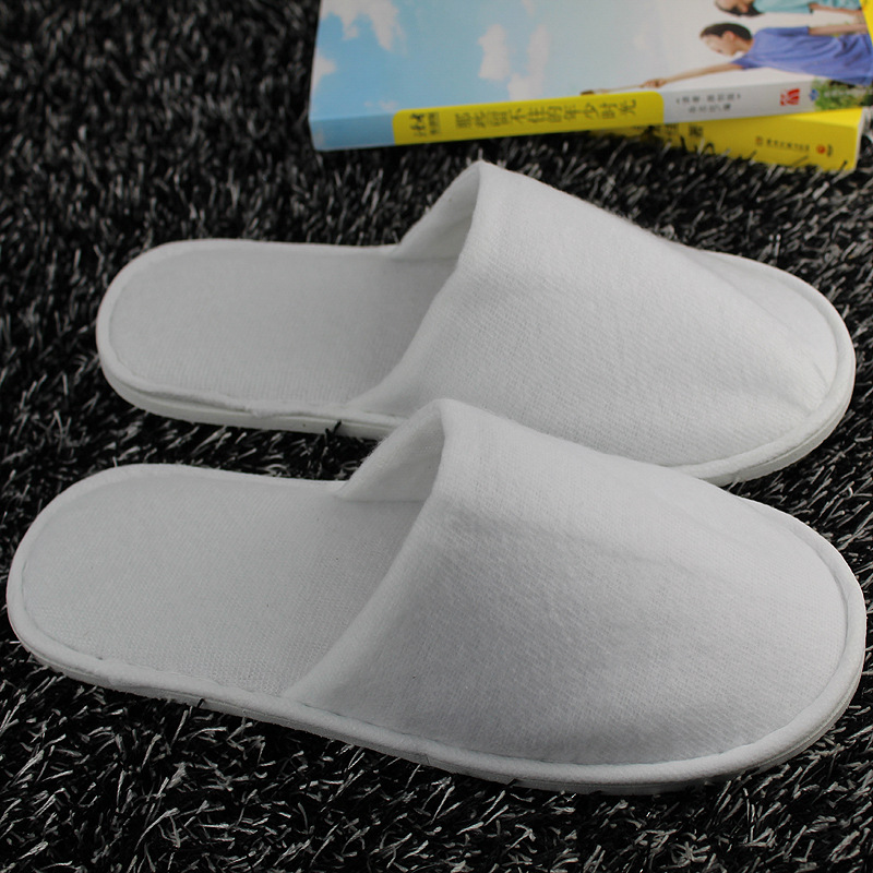 Hotel Disposable slippers Travel? Home Hospitality Plush thickening non-slip support customized wholesale