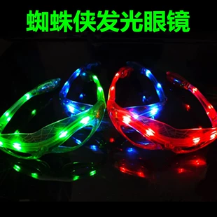 Светящиеся LED-очки «Человек-паук» для вечеринок