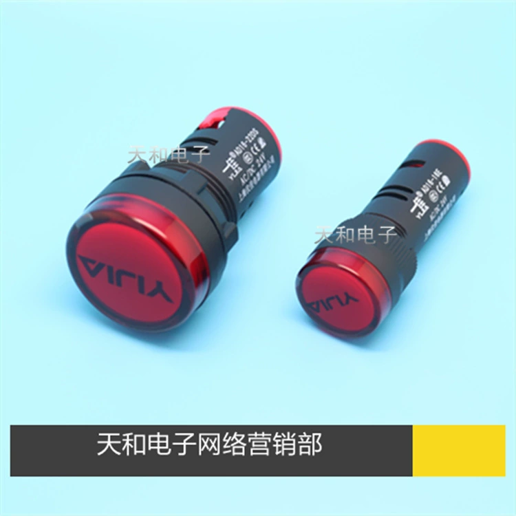 Источник питания для Work , индикатор LED, 12В, 24В, 220В, 16мм, 22мм