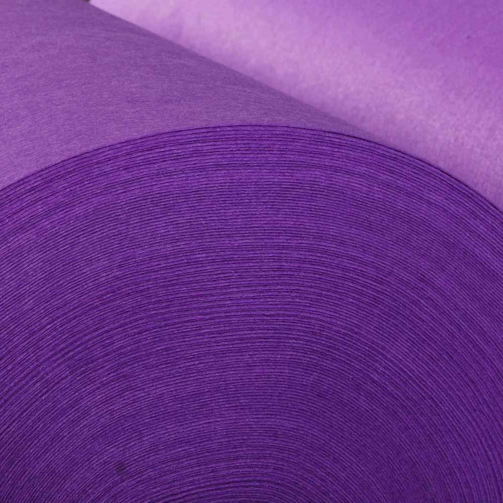Purple disposable carpet