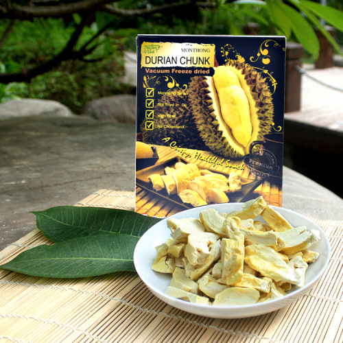 Durian Dried Wholesale Fresh Durian Thailand Low Temperature Rapid Freeze Vacuum Dehydration Tai Shang Huang Durian Dried 80g
