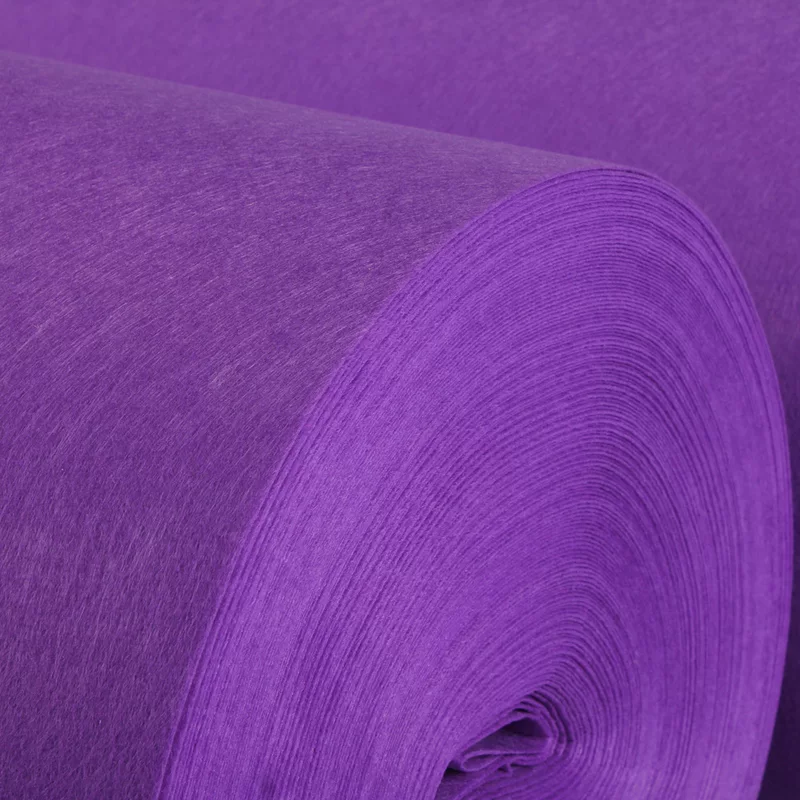 Purple disposable carpet