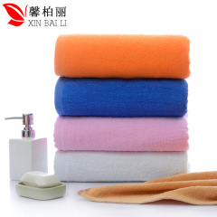 Hotel Guesthouse White Towel Hot Steam Sauna Bathing White Face Towel Pure Cotton Towel Logo Wholesale