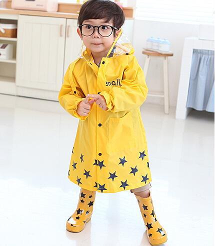 Kindergarten, primary school, printed logo, group enterprise, three-color poncho for primary school students, gift handbag, children's raincoat