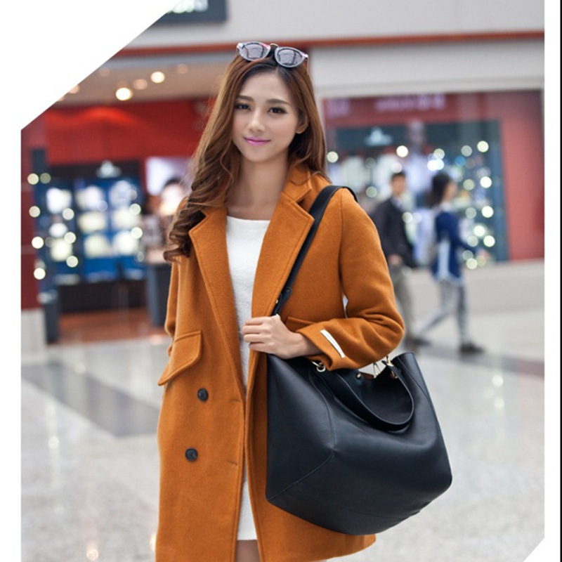 Cross-Border Bags Women's Bags 2024 New European and American Retro Simple Bucket Bag Mother-In-Law Bag Shoulder Handbag Wholesale Cross-Border Bags Women's Bags 2024 New European and American Retro Simple Bucket Bag Mother-In-Law Bag Shoulder Handbag Wholesale