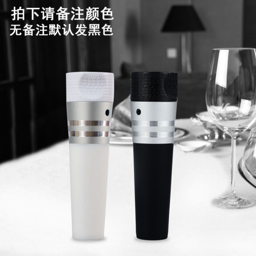 Creative silicone wine stopper for home use, vacuum wine stopper factory wholesale wine vacuum preservation wine stopper