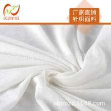 厂家供应麻棉针织汗布 亚麻混纺布料 亚麻针织单面汗布