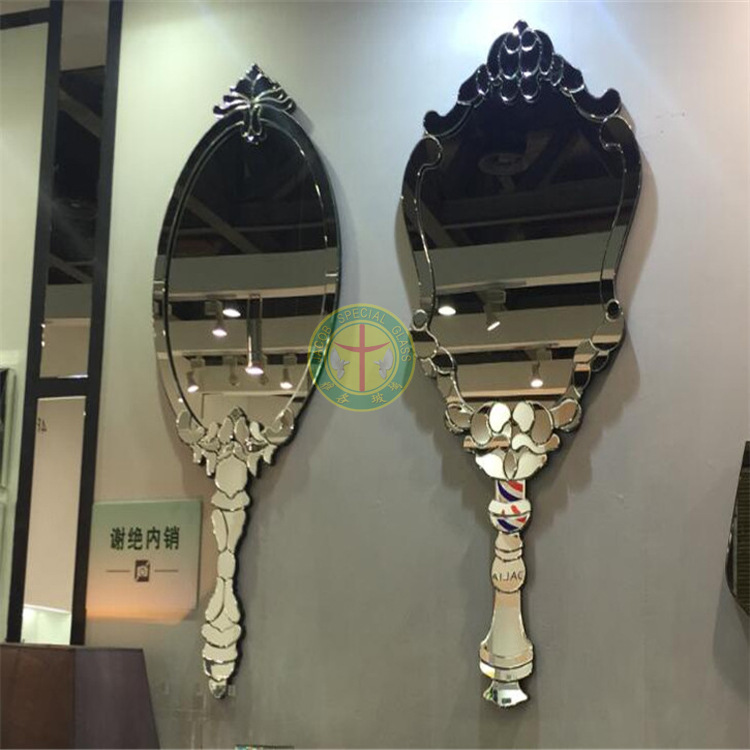 超白钢化玻璃 异形装饰斜边深加工 高反射银镜防腐单向透视