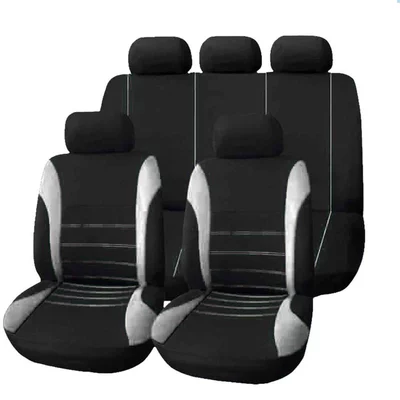 Universal seat cover – Factory Large Stock Available - grey-2-piece-set-single-seat-in-front-row