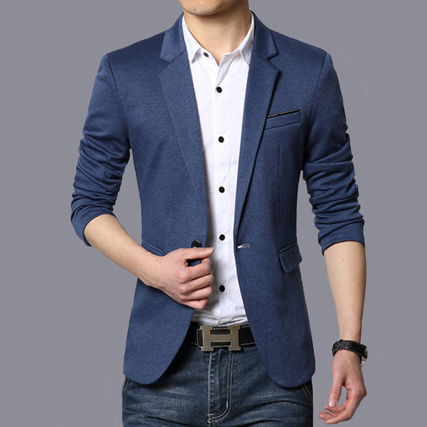 Men's autumn demi-season casual classic suit jacket