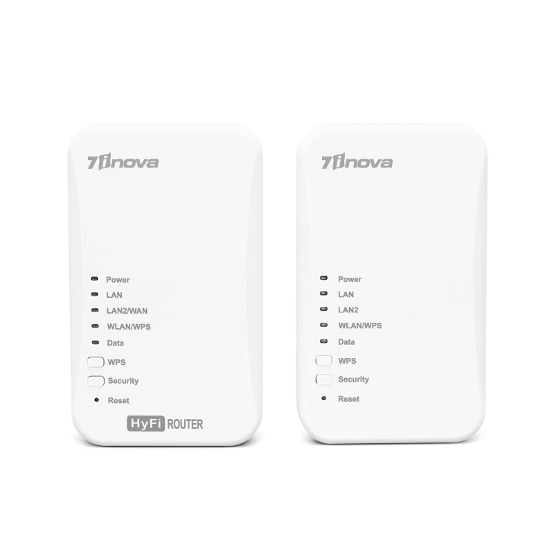 7inova · набор электрокабеля с передачей по силовой линии и беспроводным Hyfi, Ethernet-адаптер 500 м + 300 м