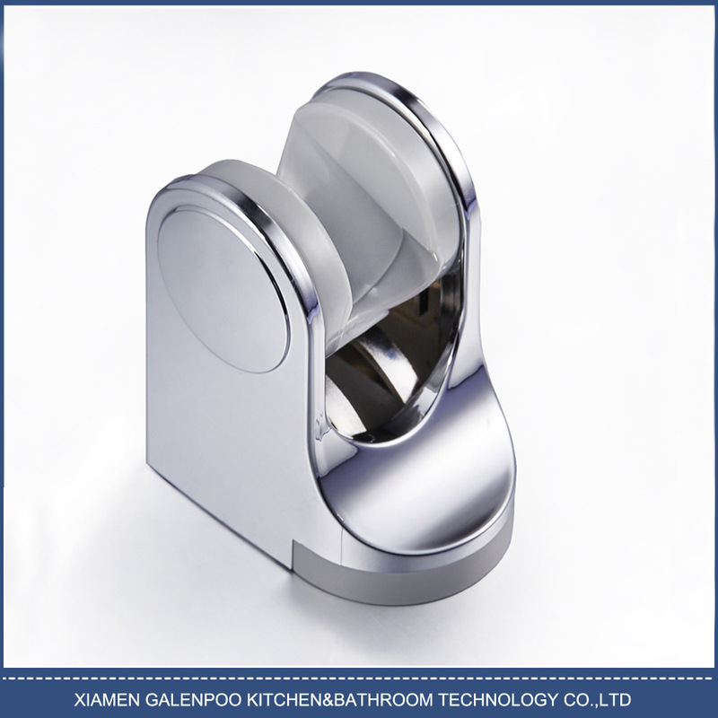 Adjustable Showerhead with Electroplated Wall Mount, Handheld Shower Head Holder, Fixed Base, and Rotatable Showerhead