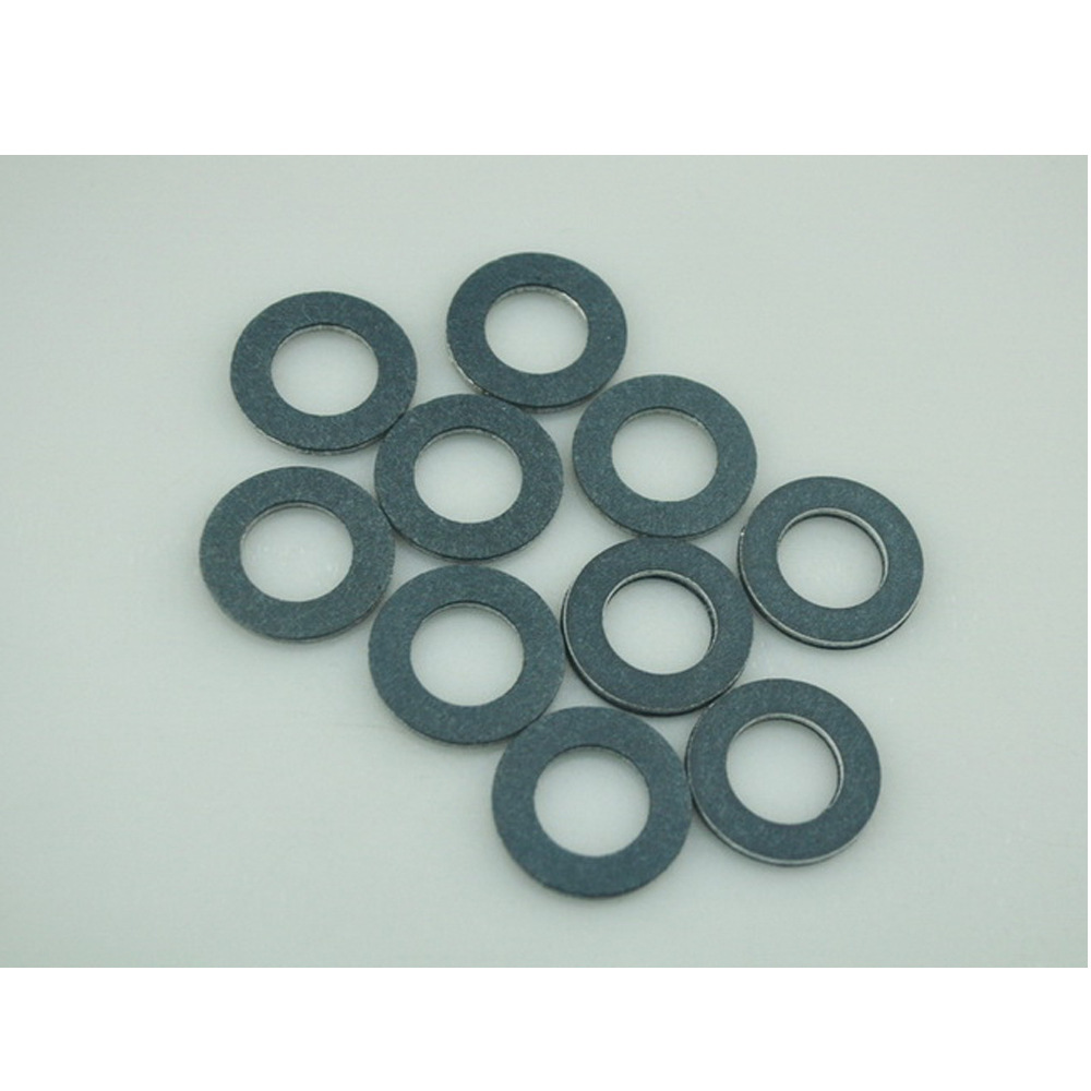 黑色10pcs发动机油排放塞密封垫圈垫圈90430-12031直供适用于丰田