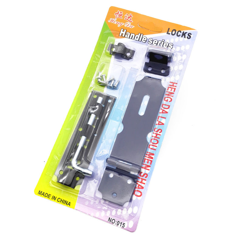 D2242 puerta hebilla perno combinación antirrobo puerta perno cerradura herramientas de hardware Yiwu 2 yuanes al por mayor