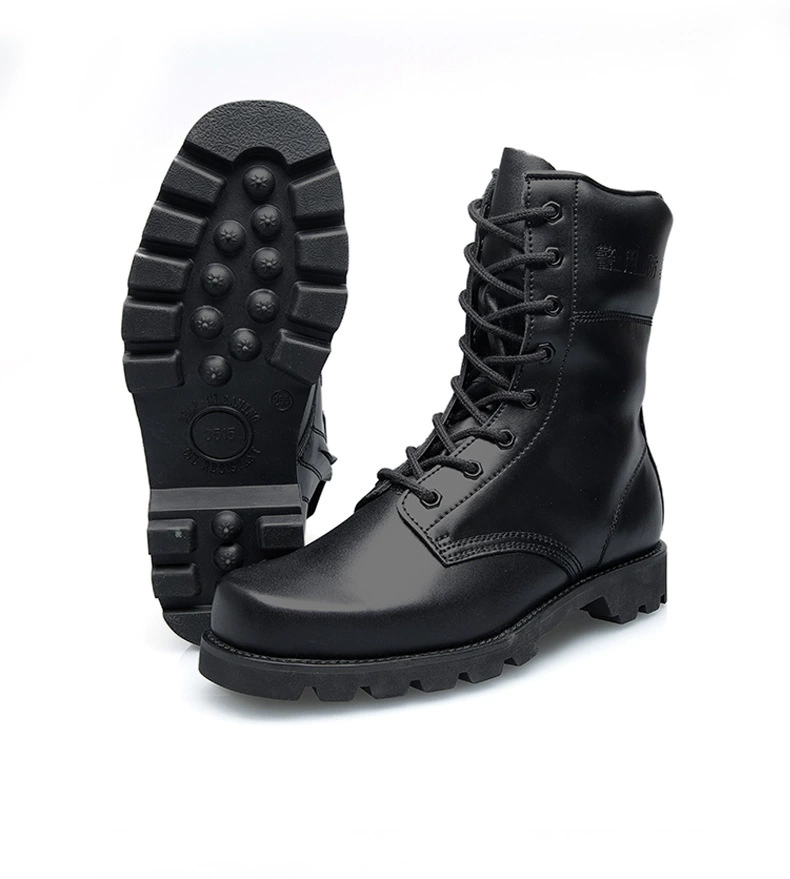 3515 Strong man taking boots for men factory sales outdoor warm work clothes riot cotton high-top wool boots Jihua Group