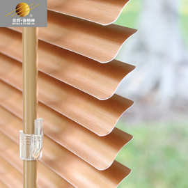 厂家定制S型铝合金百叶窗帘卫生间厨房办公室遮光热销遮阳新中式