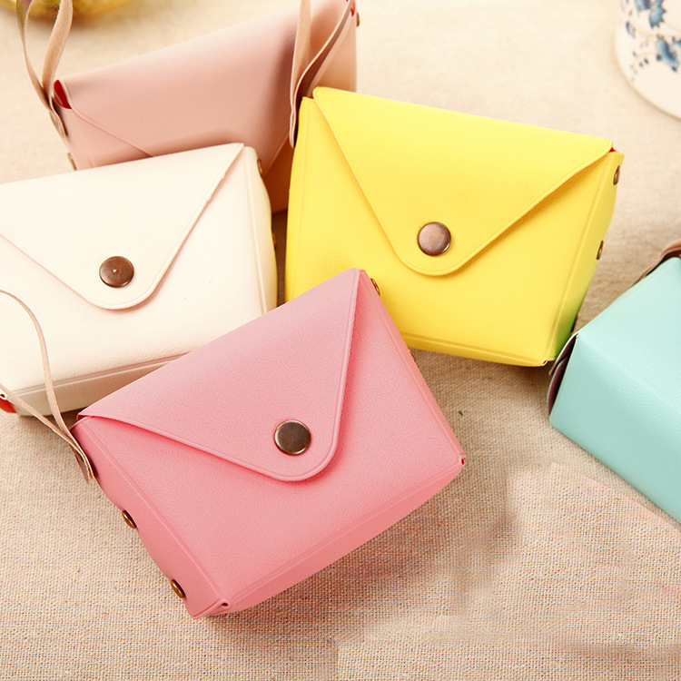 K-Style of Cute Candy-Colored Small Coin Purse Coin Bag Key Bag Creative Macaron Clutch Bag