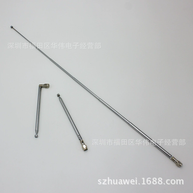 Телескопическая шатунная антенна 6094-6 секций SMA разъем дальнего приема радиоантенна закрыто 130MM разворачивается 4