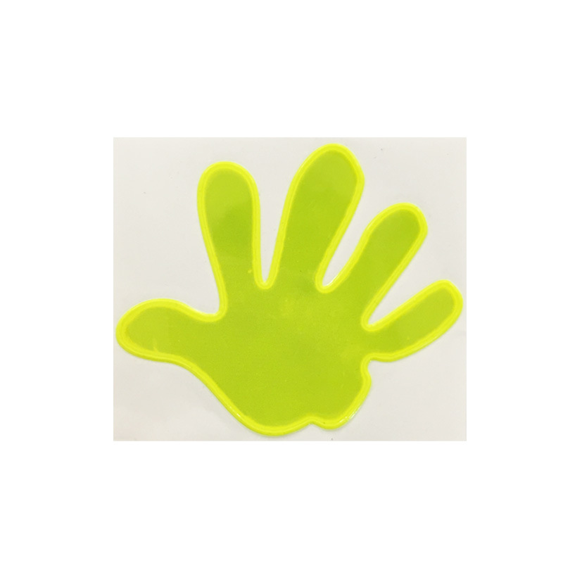 BSCI工厂直销PVC高亮彩色贴纸多款可选精美反光贴个性反光挂件