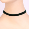 Retro short black necklace, choker, multicoloured chain for key bag , accessory, European style, wholesale