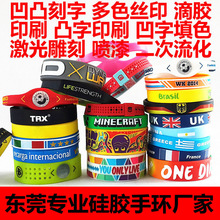专业产销硅胶运动手环硅胶能量手环硅胶手链广告手镯防静电负离子