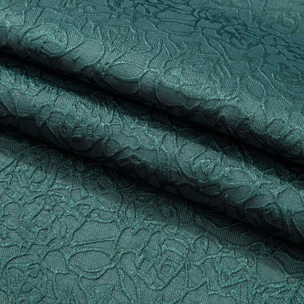 梭织乱码玫瑰纹暗纹立体感提花布男女服装鞋材手袋外套古装面料现