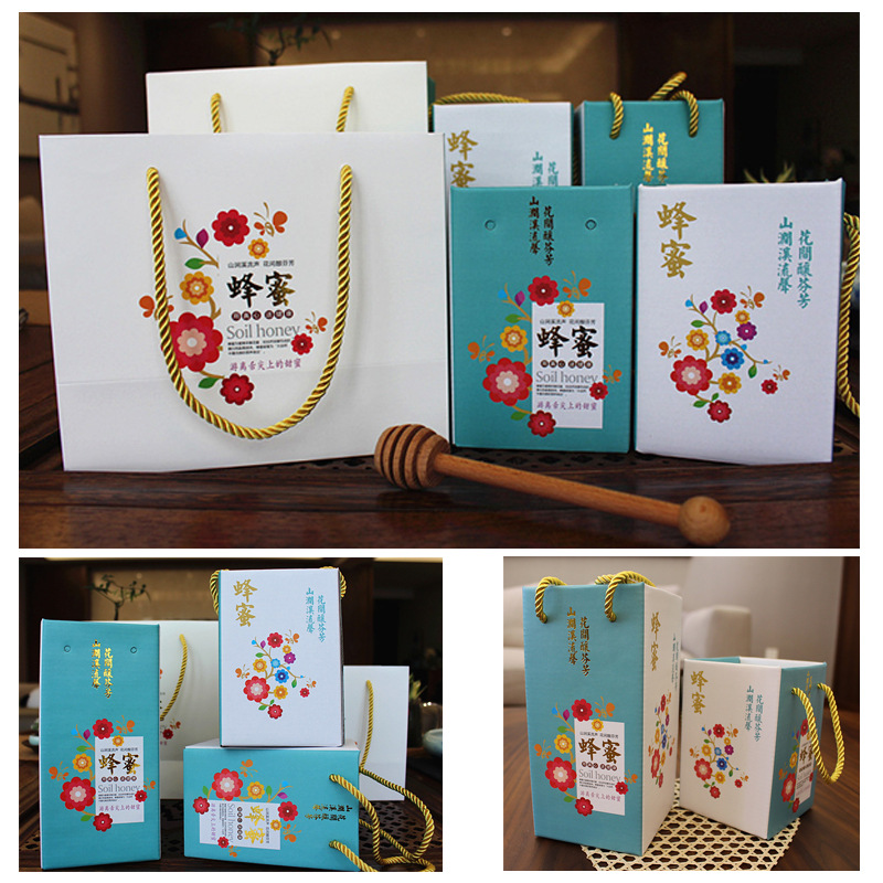 现货蜂蜜包装盒土蜂蜜礼盒包装礼品盒蜂巢蜜包装盒