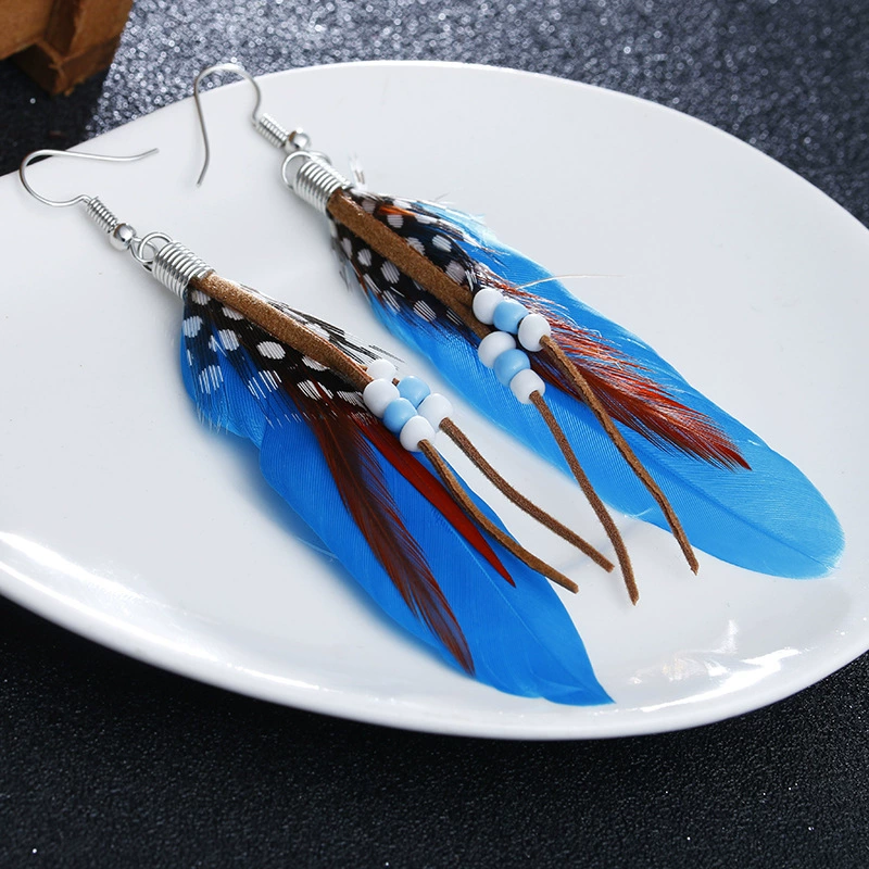 Праздничный модный аксессуар, серьги с кисточками, ( торговля), стиль бохо