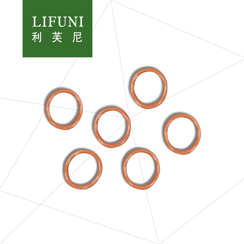 批发门窗电器用细软硅胶O型圈红色橡胶密封圈不易熔化磨损硅胶圈
