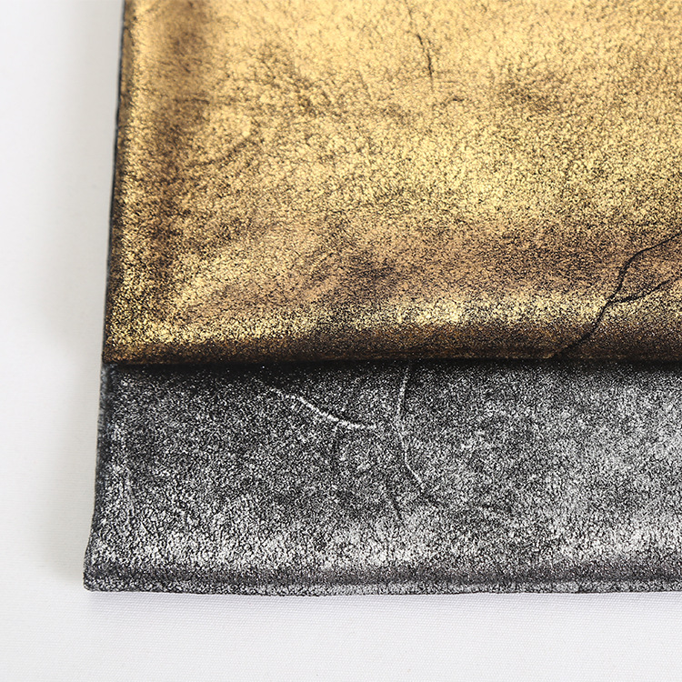 弹力烫金麂皮绒面料 打底裤帽子鞋子舞台服用布 实力厂家现货