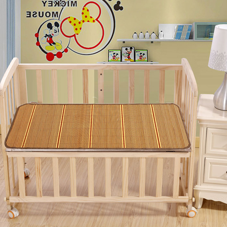 Summer Children's bamboo mat summer mat Primary School kindergarten mat double-sided bamboo mat baby bed small mat sleeping mat