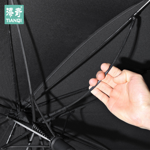 Full fiber business 30-inch golf umbrella wind-resistant frame large long-handled umbrella real estate hotel umbrella sunshade straight umbrella