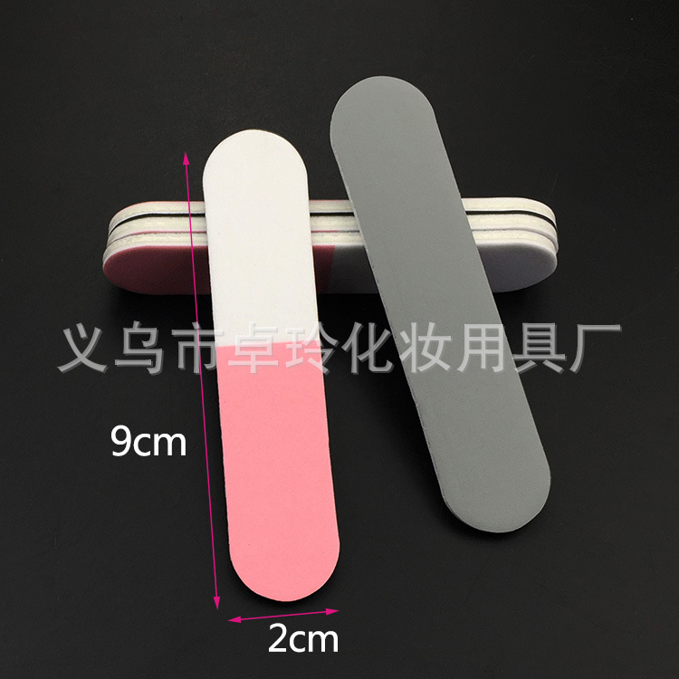 Tira de pulido de 3 lados directa de fábrica mini Archivo de pulido Super tira de pulido esmalte de uñas tira de pulido especial