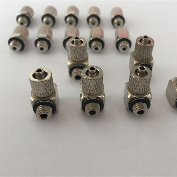 斯威气动M微型铜接头系列SWH04-M5铜接头黄铜气动元件气动接头