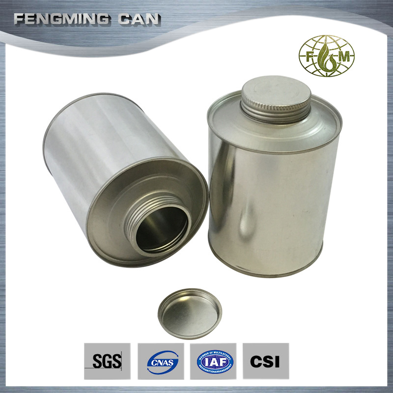 批发输送带胶水铁罐 螺旋盖马口铁罐 刹车油液体金属罐厂家