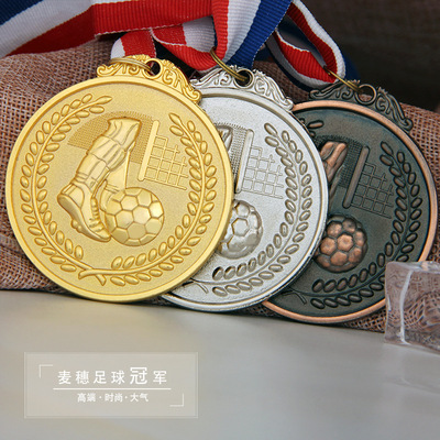 medal factory wholesale high-grade football medal Metal personality medal football Club medal wholesale