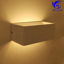 卧室客房床头灯led壁灯酒店工程过道灯简约室内壁灯方形厂家销售